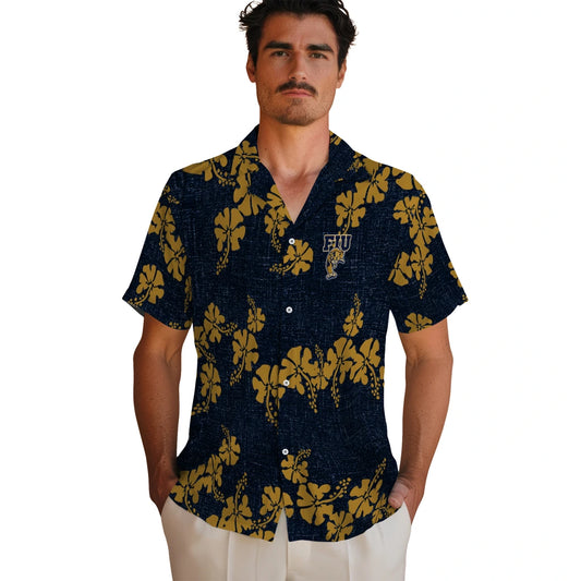 FIU Panthers Hawaiian Shirt - 50th State Flower | Moonbestprint