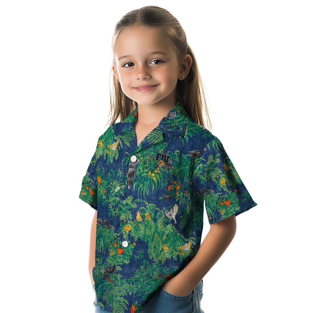 FIU Panthers Hawaiian Shirt - Bird Canopy | Moonbestprint