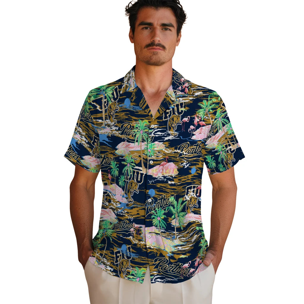 FIU Panthers Flamingo Retreat 2026 Hawaiian Shirt – Moonbestprint