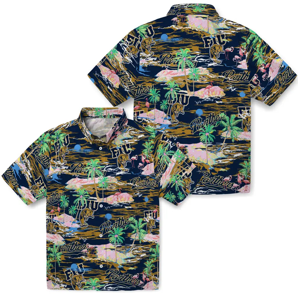 FIU Panthers Flamingo Retreat 2026 Hawaiian Shirt – Moonbestprint