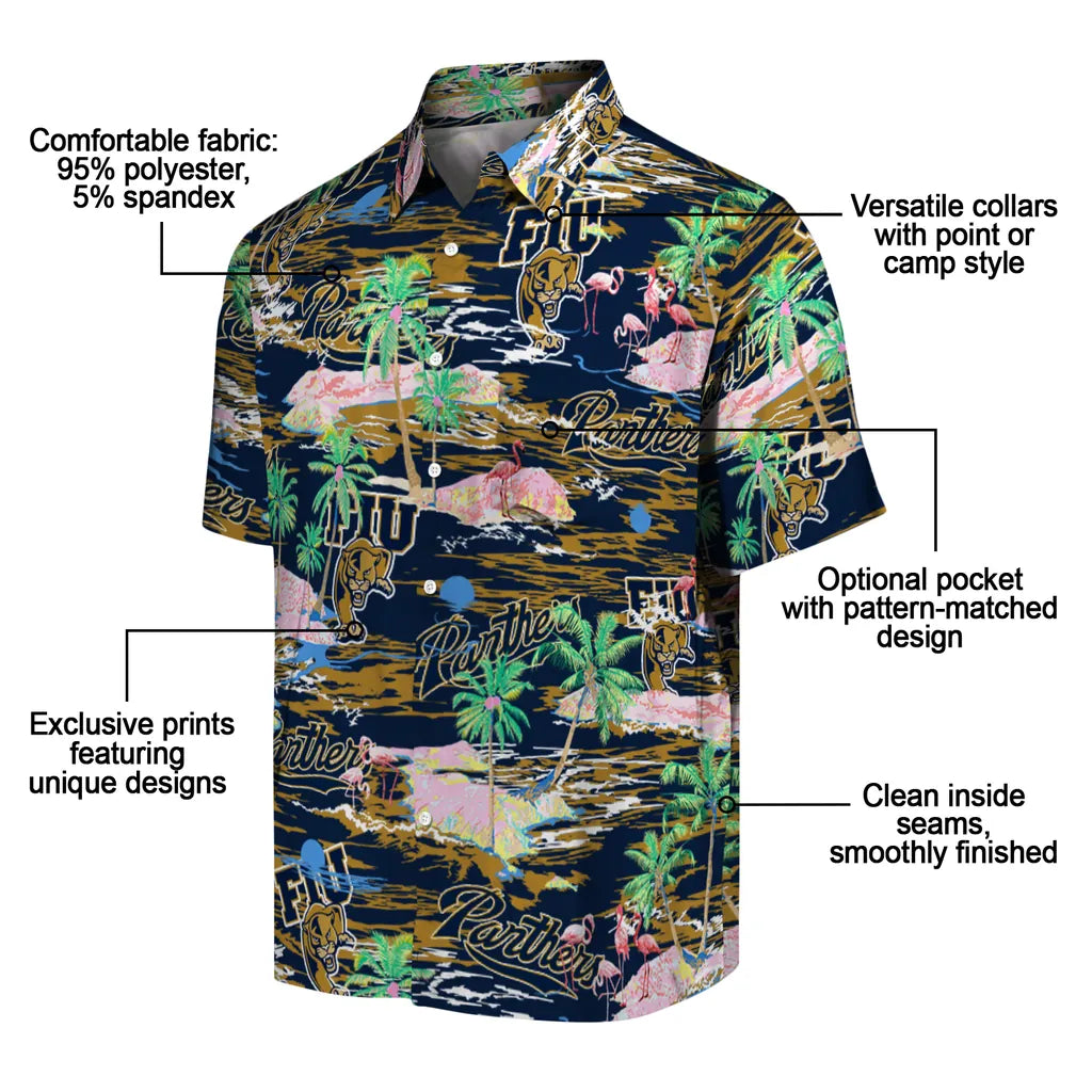FIU Panthers Flamingo Retreat 2026 Hawaiian Shirt – Moonbestprint