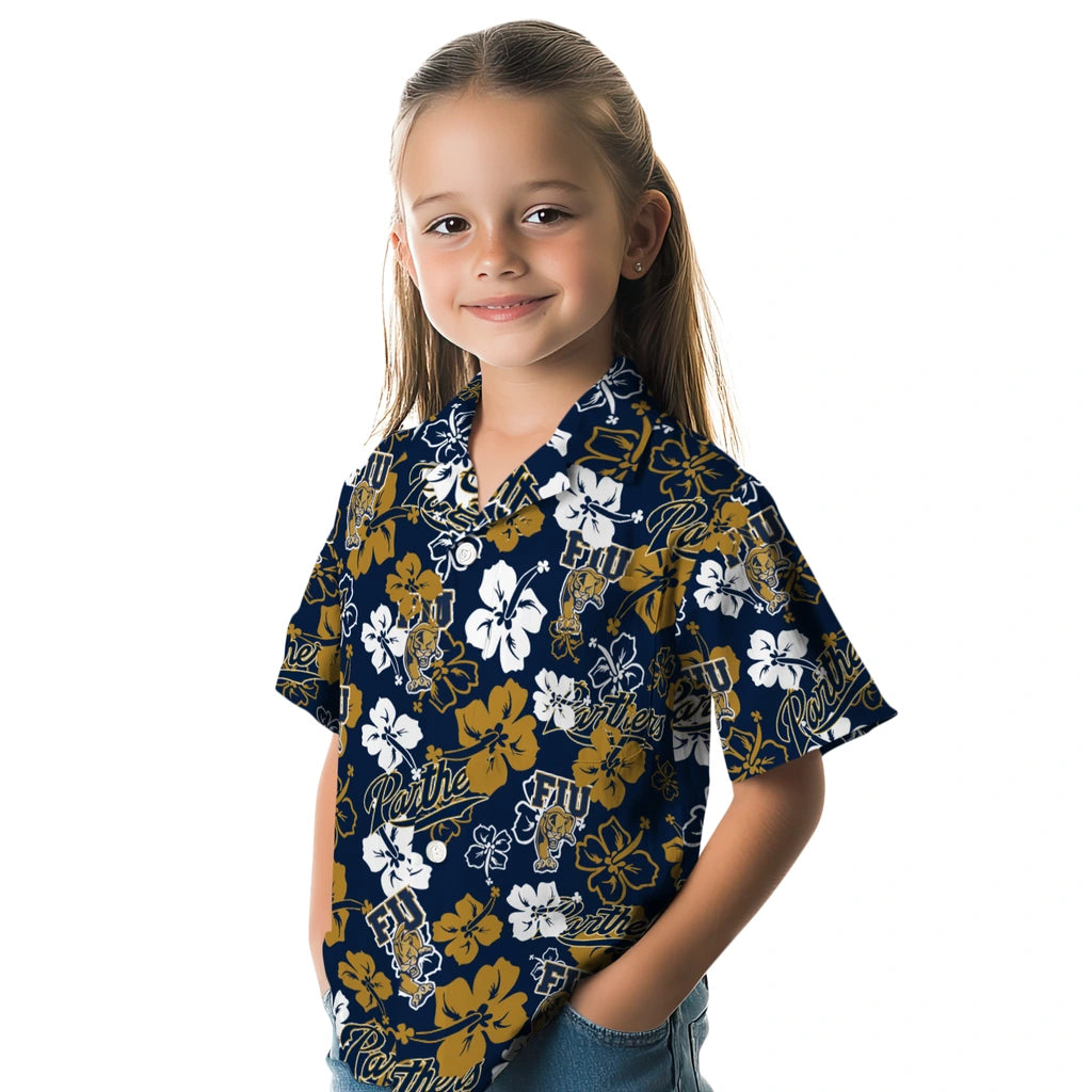 FIU Panthers Hibiscus Bloom Hawaiian Shirt – Moonbestprint