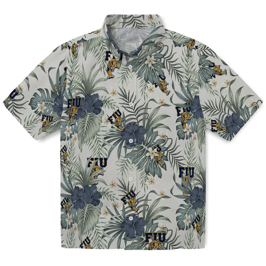 FIU Panthers Hawaiian Shirt - Hibiscus Designs | Moonbestprint