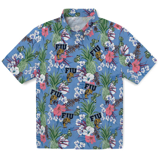 FIU Panthers Hawaiian Shirt - Pineapple Bouquet | Moonbestprint