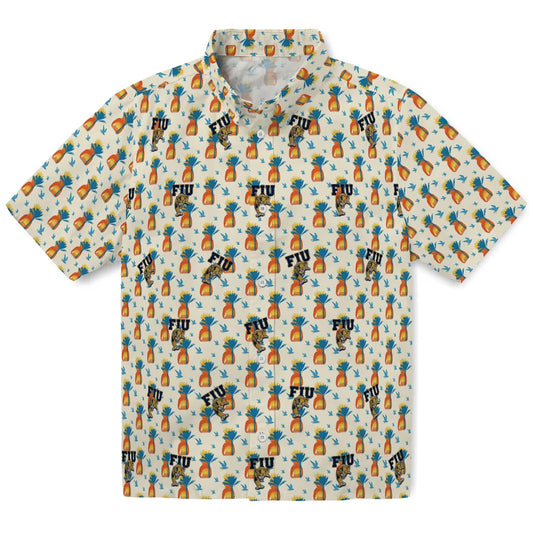 FIU Panthers Hawaiian Shirt - Pineapple Delight | Moonbestprint