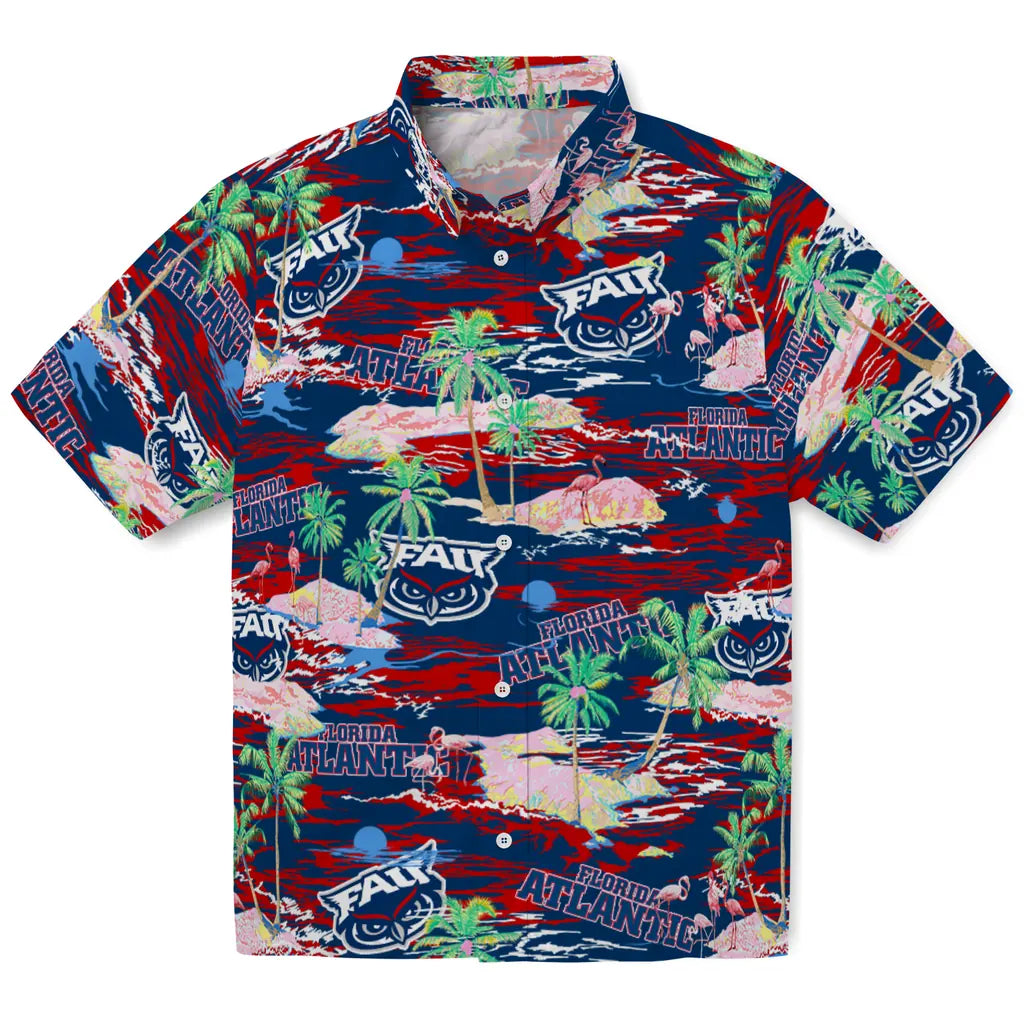 Florida Atlantic Owls Flamingo Retreat 2026 Hawaiian Shirt – Moonbestprint
