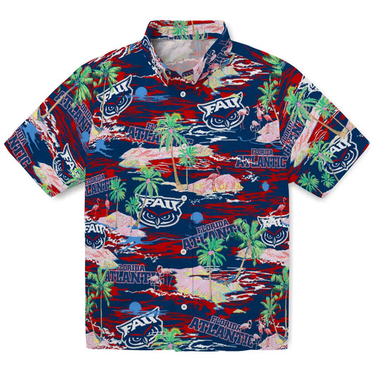 Florida Atlantic Owls Flamingo Retreat 2026 Hawaiian Shirt – Moonbestprint
