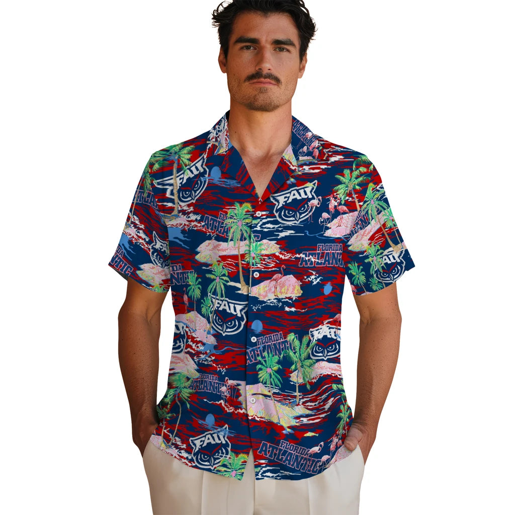 Florida Atlantic Owls Flamingo Retreat 2026 Hawaiian Shirt – Moonbestprint