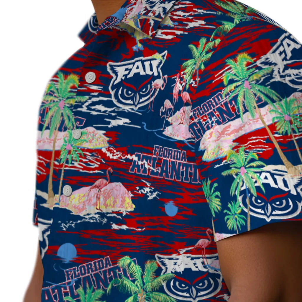Florida Atlantic Owls Flamingo Retreat 2026 Hawaiian Shirt – Moonbestprint