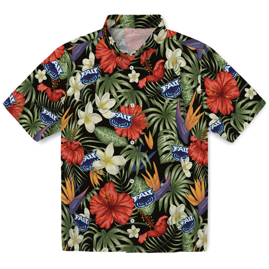 Florida Atlantic Owls Hawaiian Shirt - Hawaii Floral Hibiscus | Moonbestprint