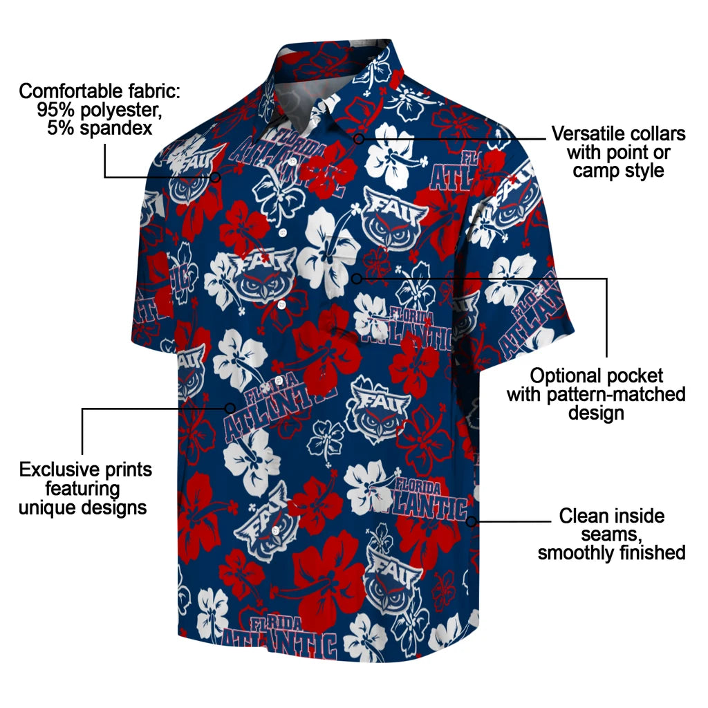 Florida Atlantic Owls Hibiscus Bloom Hawaiian Shirt – Moonbestprint