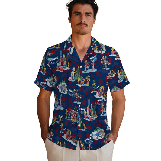 Florida Atlantic Owls Hawaiian Shirt - Simpsons Christmas | Moonbestprint