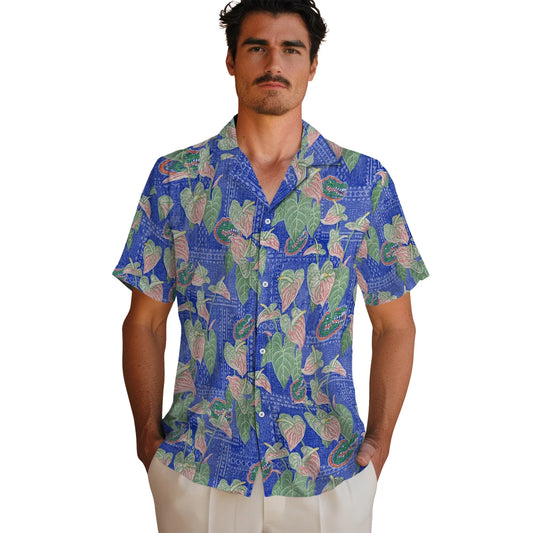 Florida Gators Hawaiian Shirt - Anthurium Overlay | Moonbestprint