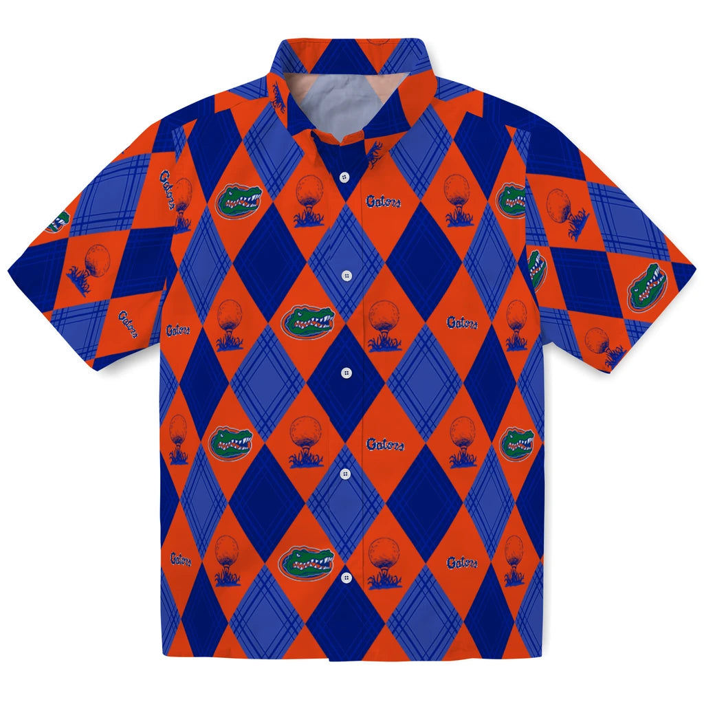 Florida Gators Hawaiian Shirt - Golfing Plaid | Moonbestprint
