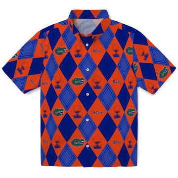 Florida Gators Hawaiian Shirt - Golfing Plaid | Moonbestprint