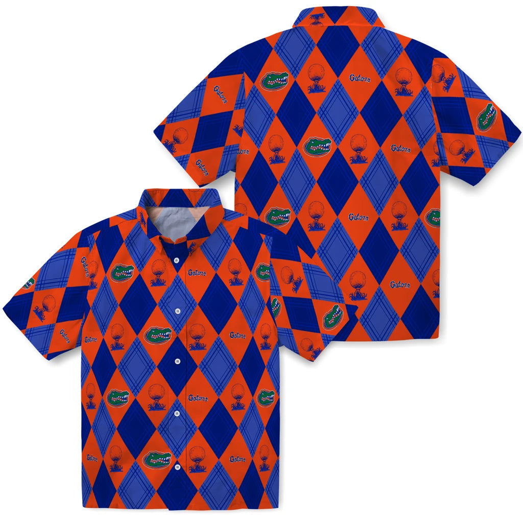 Florida Gators Hawaiian Shirt - Golfing Plaid | Moonbestprint