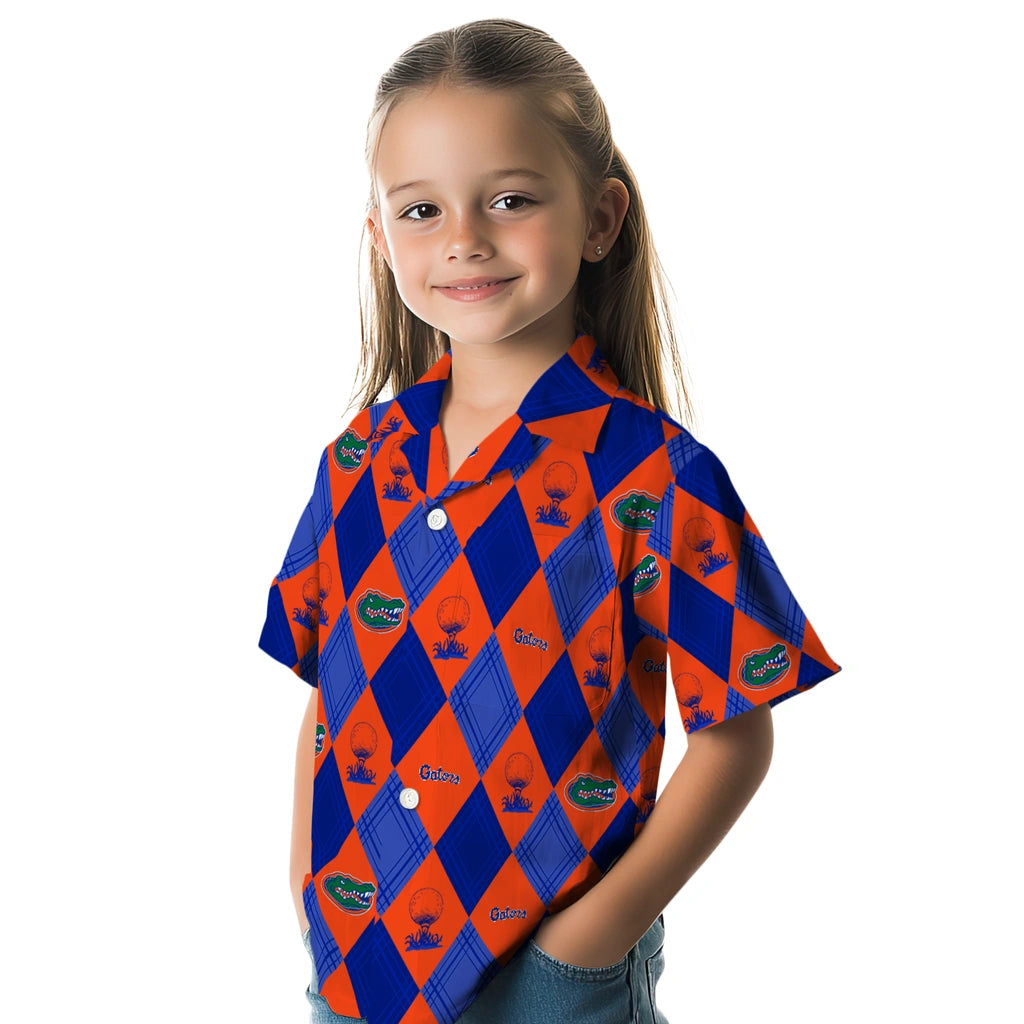 Florida Gators Hawaiian Shirt - Golfing Plaid | Moonbestprint