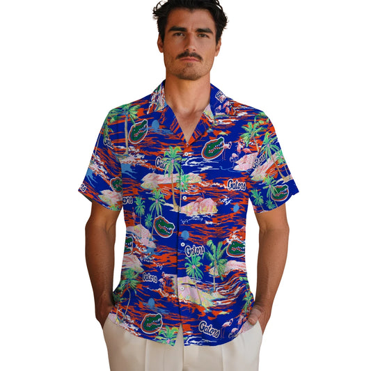 Florida Gators Hawaiian Shirt - Hawaii Island | Moonbestprint