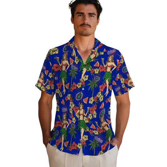 Florida Gators Hawaiian Shirt - Hawaiian Girls Design | Moonbestprint