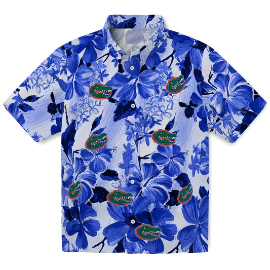 Florida Gators Hawaiian Shirt - Hibiscus Arrangement | Moonbestprint