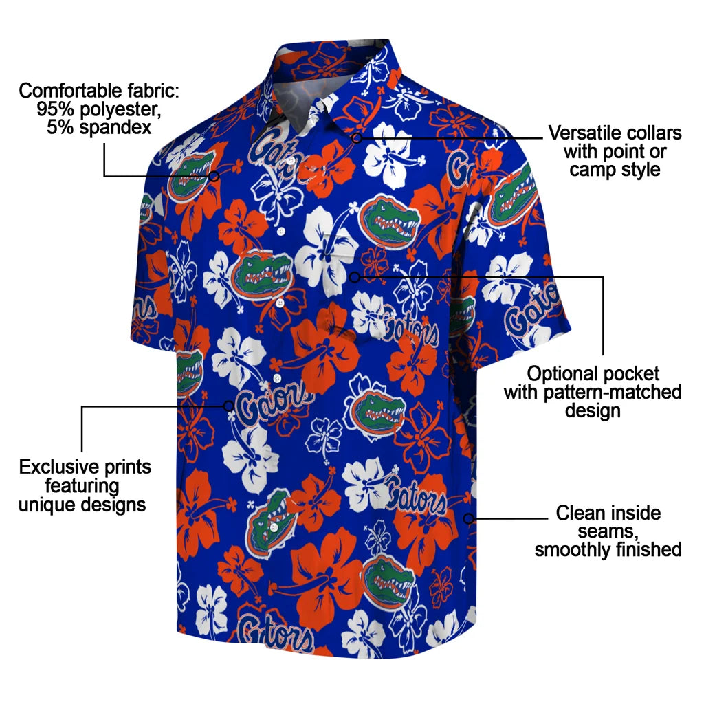 Florida Gators Hibiscus Bloom Hawaiian Shirt – Moonbestprint