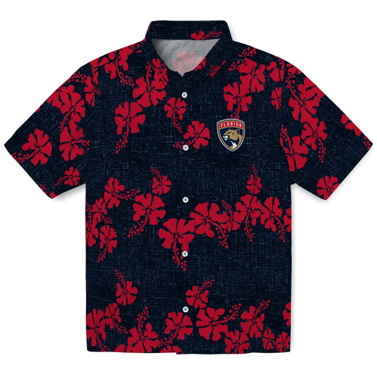 Florida Panthers Hawaiian Shirt - 50th State Flower | Moonbestprint
