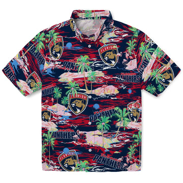 Florida Panthers Flamingo Retreat 2026 Hawaiian Shirt – Moonbestprint