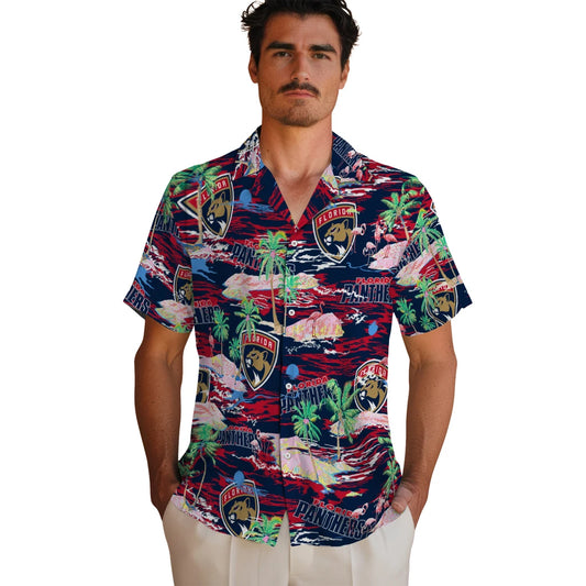 Florida Panthers Flamingo Retreat 2026 Hawaiian Shirt – Moonbestprint