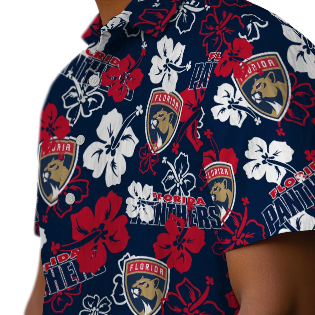 Florida Panthers Hibiscus Bloom Hawaiian Shirt – Moonbestprint