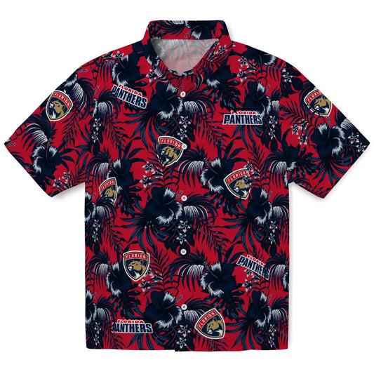 Florida Panthers Hawaiian Shirt - Hibiscus Exotic | Moonbestprint