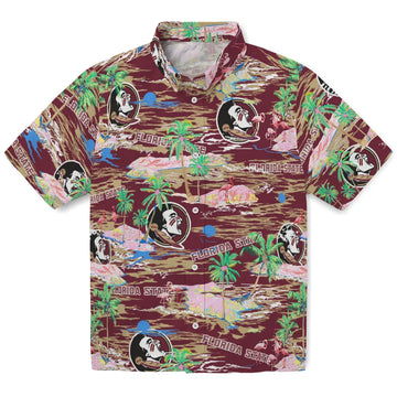 Florida State Seminoles Flamingo Retreat 2026 Hawaiian Shirt – Moonbestprint