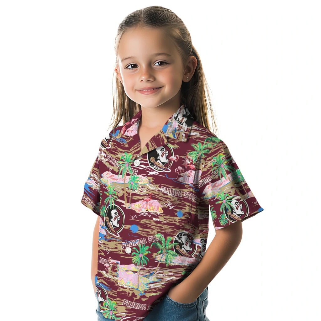 Florida State Seminoles Flamingo Retreat 2026 Hawaiian Shirt – Moonbestprint