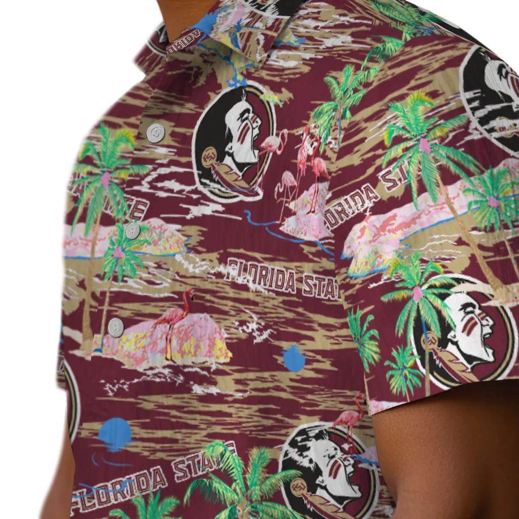 Florida State Seminoles Flamingo Retreat 2026 Hawaiian Shirt – Moonbestprint