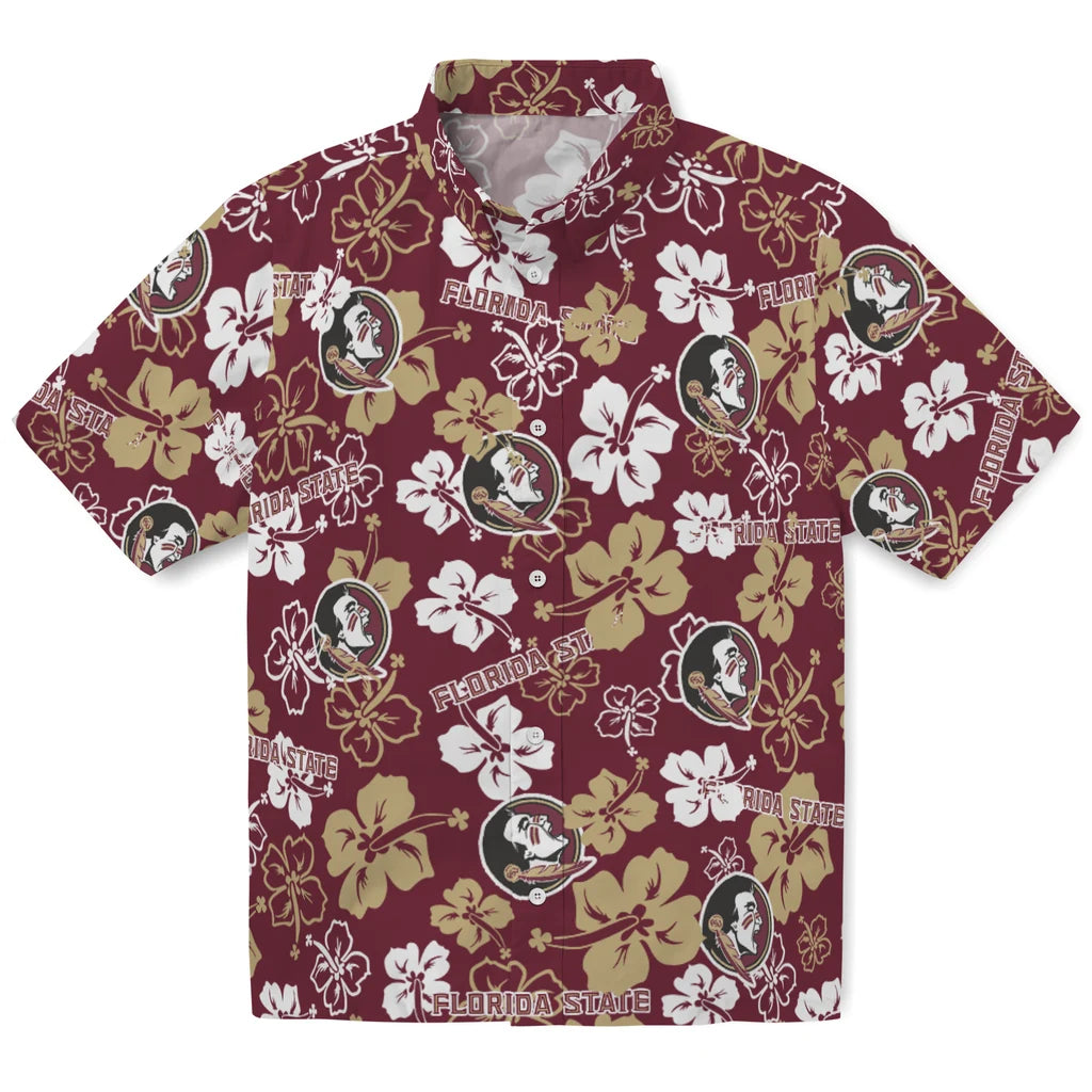 Florida State Seminoles Hibiscus Bloom Hawaiian Shirt – Moonbestprint