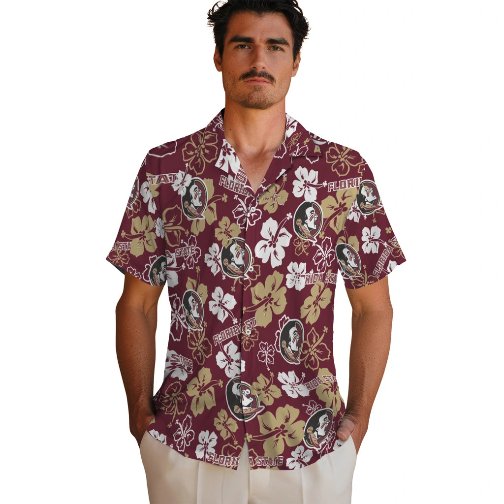 Florida State Seminoles Hibiscus Bloom Hawaiian Shirt – Moonbestprint