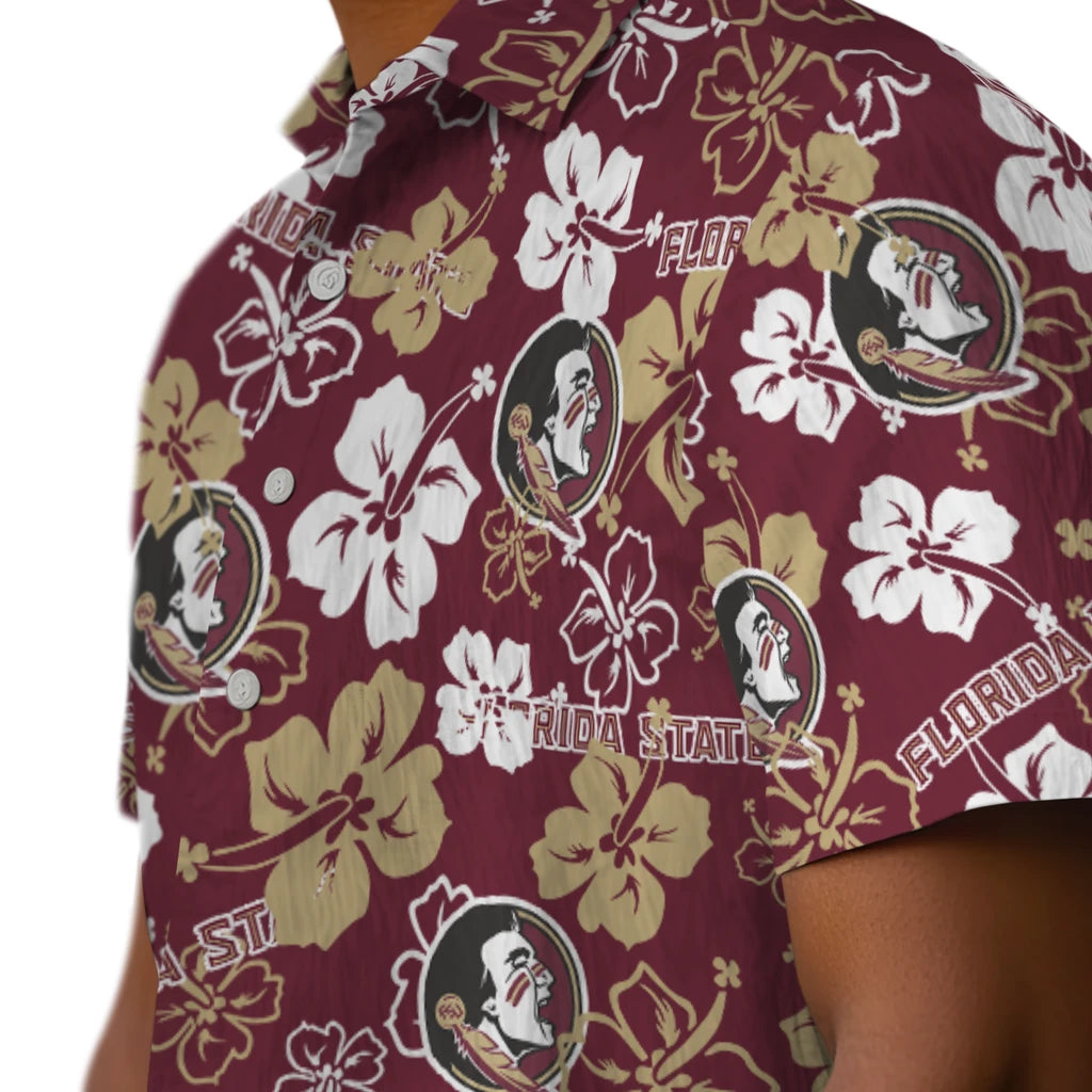 Florida State Seminoles Hibiscus Bloom Hawaiian Shirt – Moonbestprint
