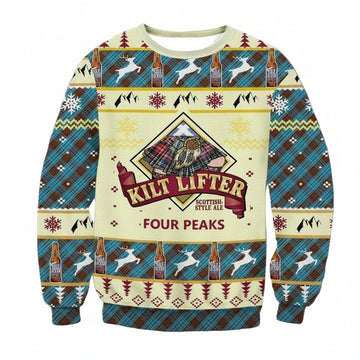 Four Peaks Kilt Lifter Scottish Ale Ugly Christmas Sweater 2022 ? Usalast