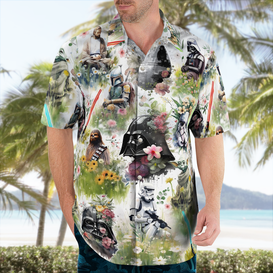 SW Watercolor Art Prints Hawaii Shirt - Moonbestprint