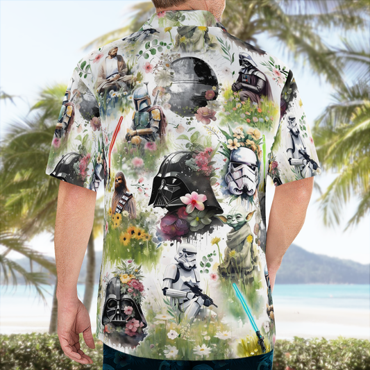 SW Watercolor Art Prints Hawaii Shirt - Moonbestprint