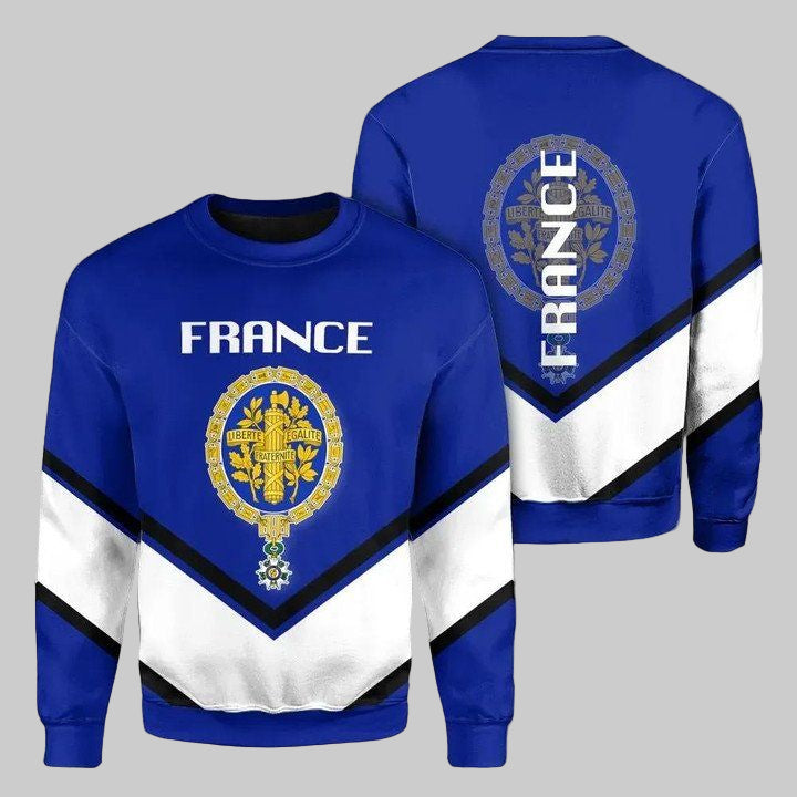 France Coat Of Arms Sweater Lucian Style J5W ? Usalast