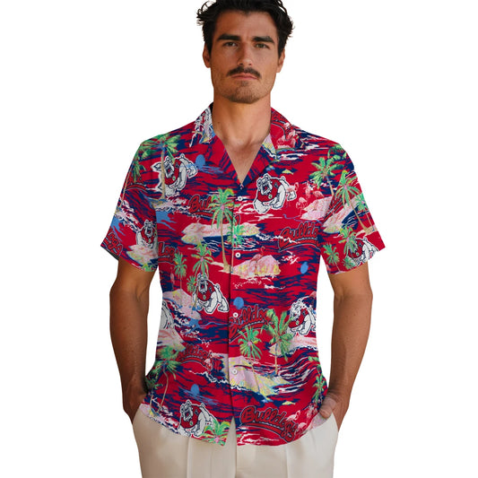 Fresno State Bulldogs Flamingo Retreat 2026 Hawaiian Shirt – Moonbestprint