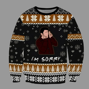 Friends Im Sorry Xmas 3d Ugly Christmas Sweater ? Usalast