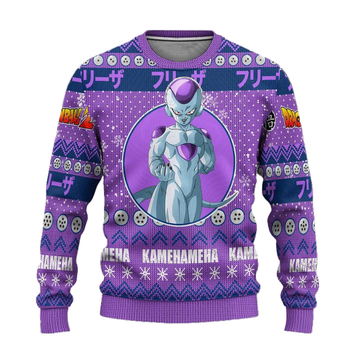Frieza Anime Ugly Christmas Sweater Dragon Ball Z Xmas Gift ? Usalast