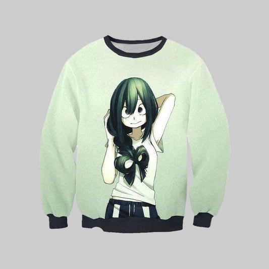 Froppy Fanart Sweater ? My Hero Academia 3D Printed Sweater ? Usalast