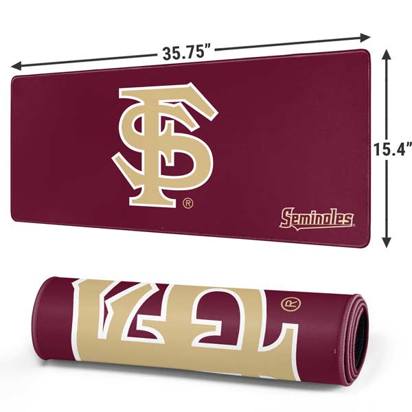Florida State FSU Seminoles Initials Gaming Mouse Pad Moonbestprint