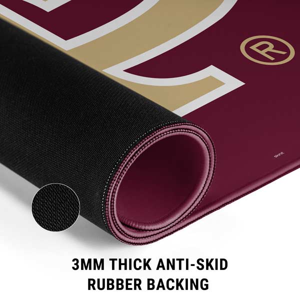 Florida State FSU Seminoles Initials Gaming Mouse Pad Moonbestprint