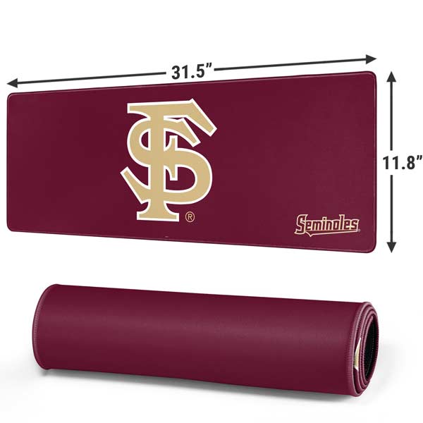 Florida State FSU Seminoles Initials Gaming Mouse Pad Moonbestprint