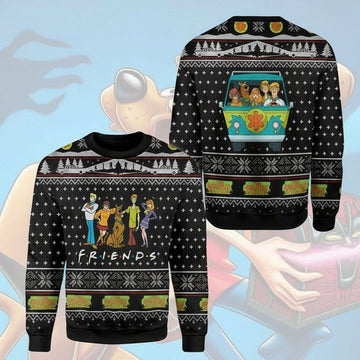 Funny Dog Friends Xmas 3d Ugly Christmas Sweater ? Usalast