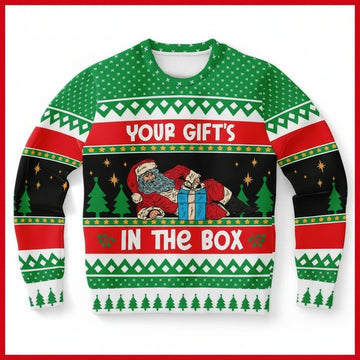 Funny Santa Naughty Santa Humor Eve Adult Gag 3d Ugly Christmas Sweater ? Usalast