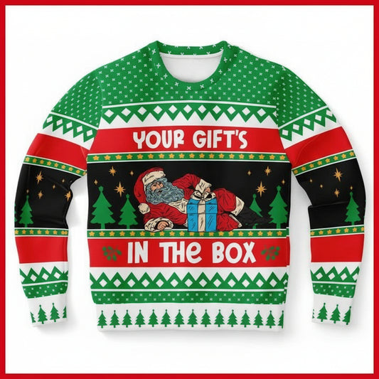 Funny Santa Naughty Santa Humor Eve Adult Gag 3d Ugly Christmas Sweater ? Usalast
